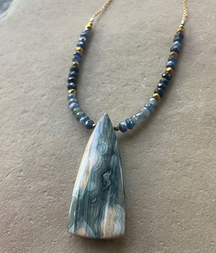 Ocean Jasper Statement Necklace