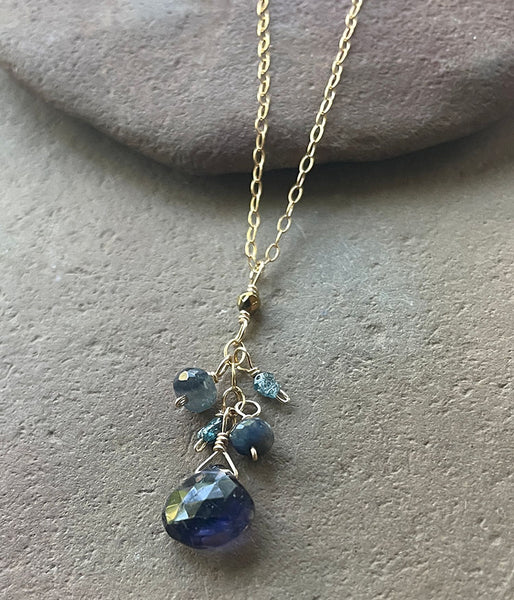 Cluster of Sky Necklace
