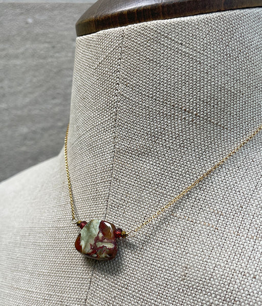 Red Rhyolite Necklace