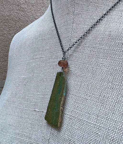 Rustic Opal Necklace