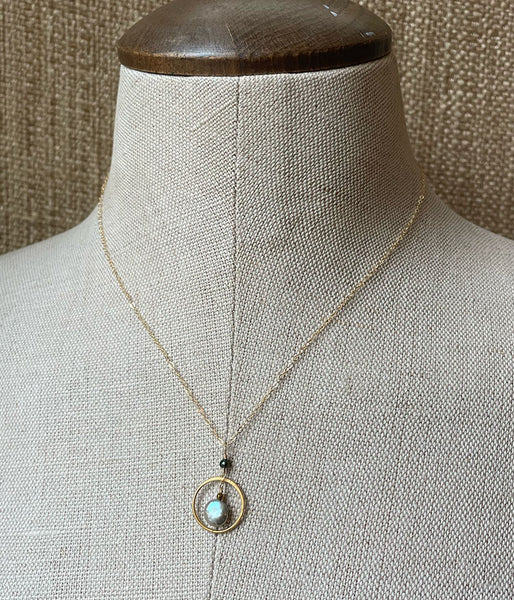 Golden Aviva Necklace