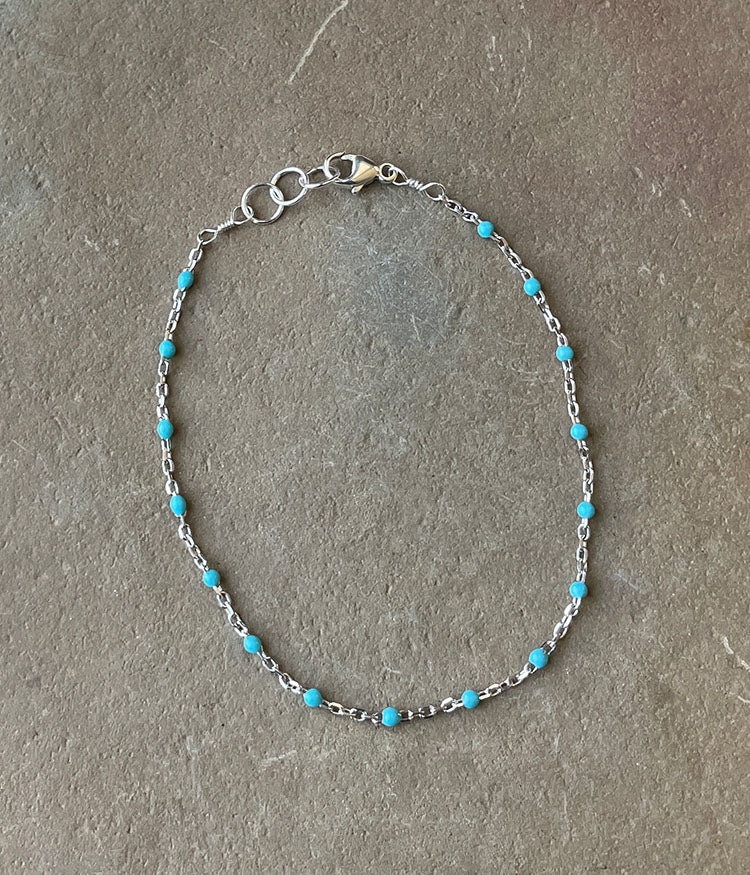 Turquoise Enamel Bracelet