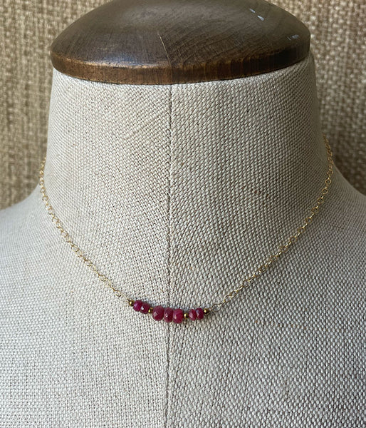 Unwavering Ruby Necklace