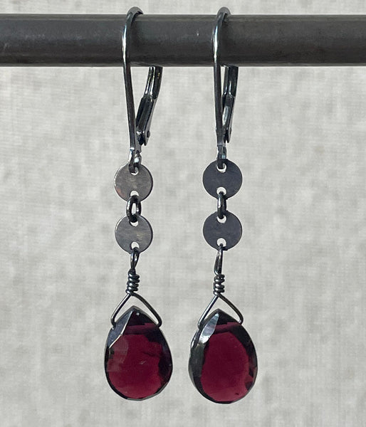 vf-ref-31 Mirrored Garnet Earrings
