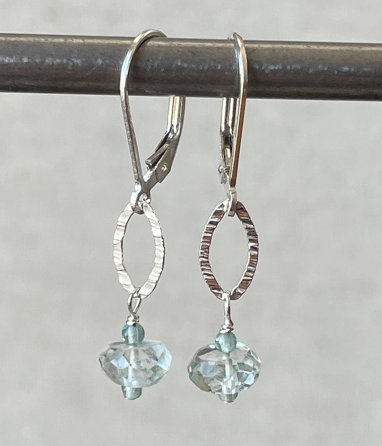 Aquamarine Clarity Earrings