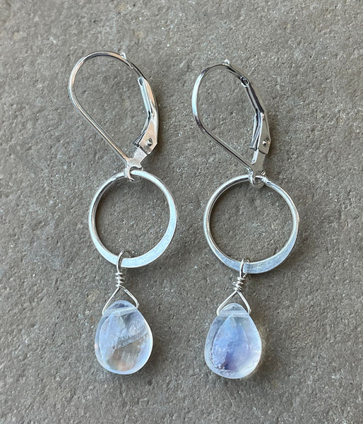 ve-laby-36 Reflective Circle Earrings