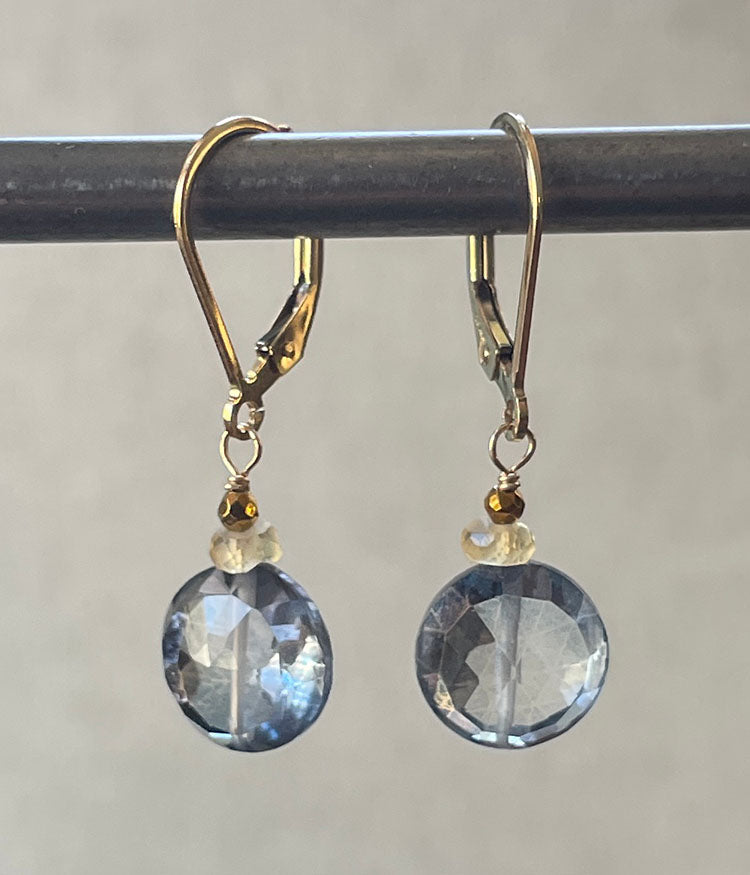 Peace Coin Earrings