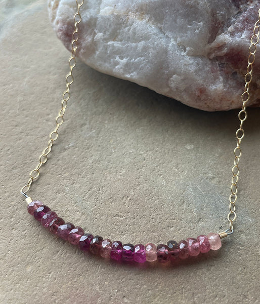 laby-46 Shifting Perspective Tourmaline Necklace