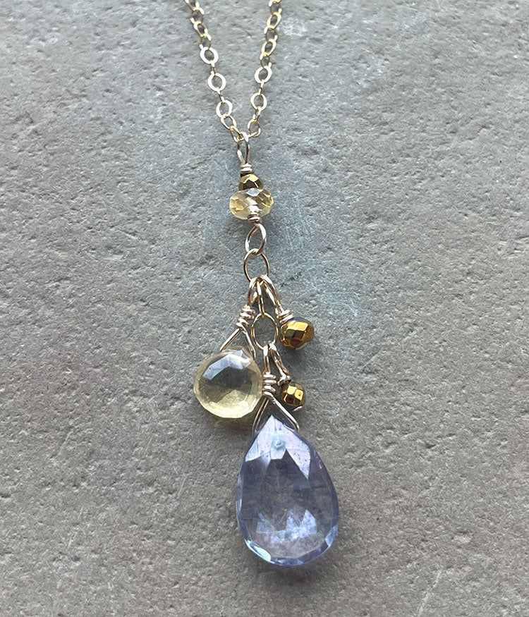 Sunny Day Cluster Necklace