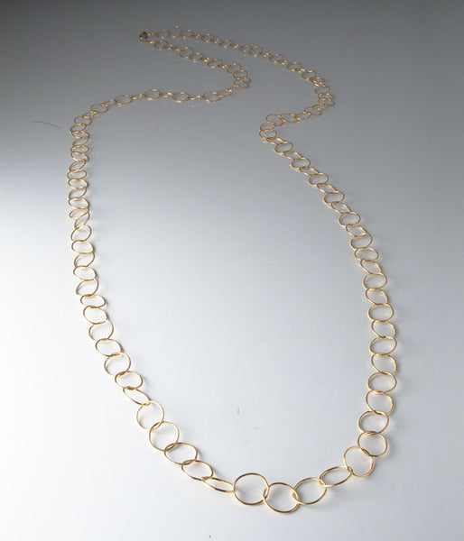 40" Fine Circles (gold fill)