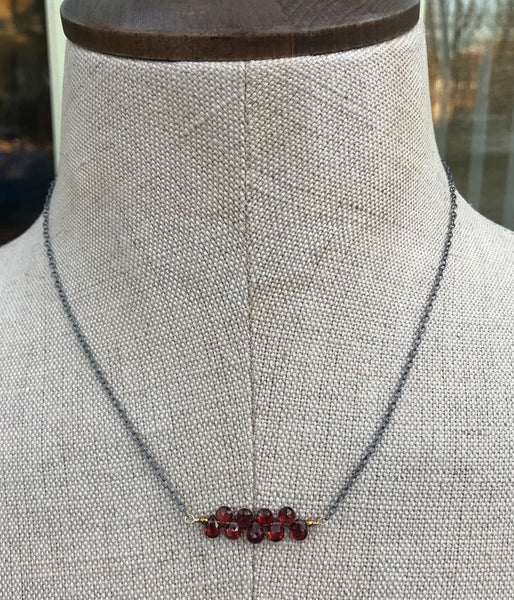 Garnet Movement Necklace