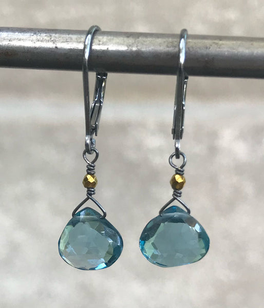 vm-river-68 London Blue Topaz Earrings
