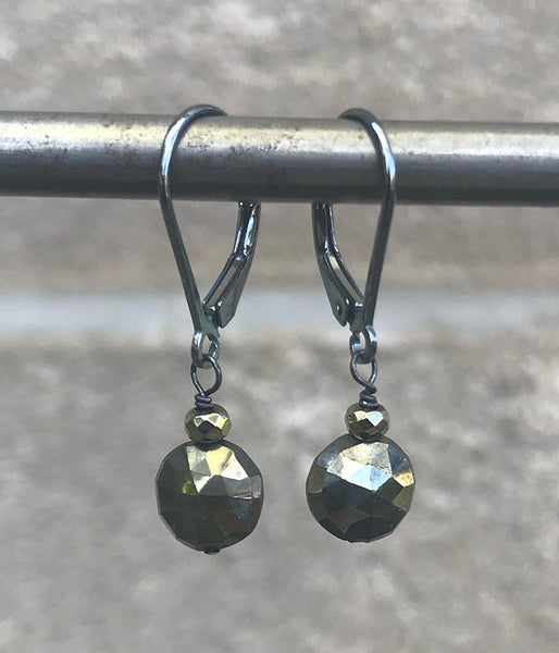 vb-forest-3 Simple Pyrite Earrings