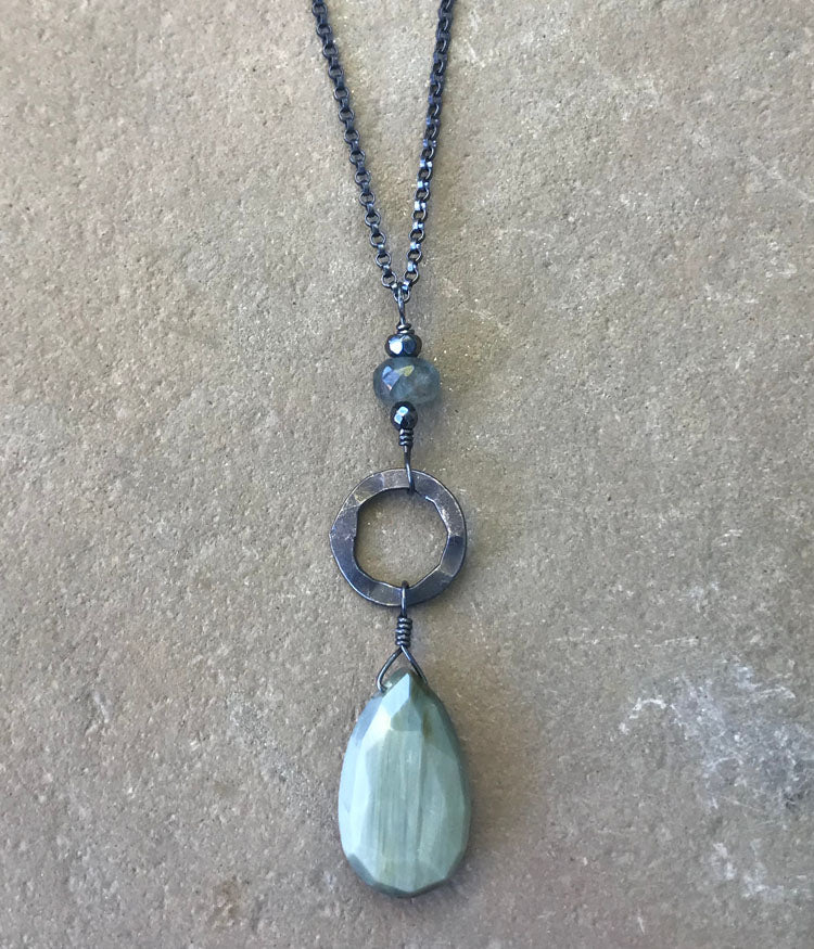 Smoky Hollow Circle Necklace