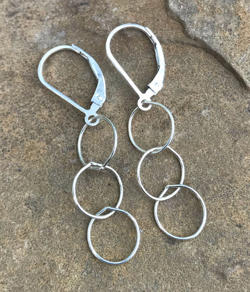 vb-fc-1 Fine Circle Earrings (sterling silver)