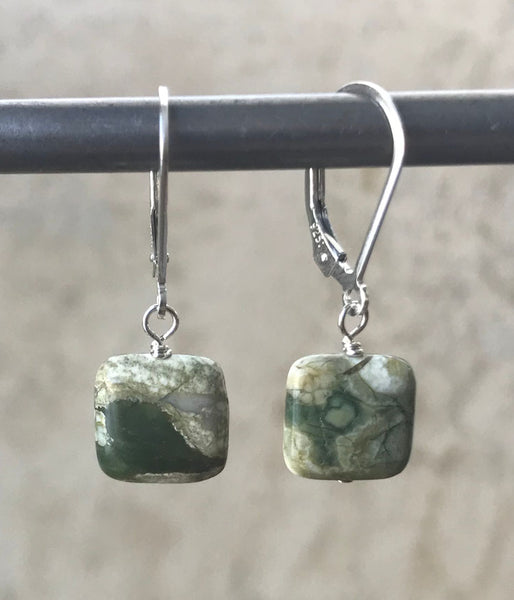 Rhyolite Square Earrings