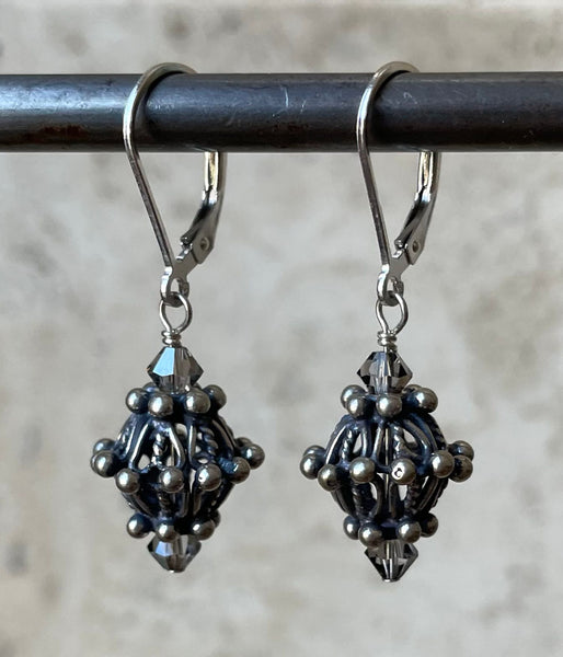 vf-stl-135 Balinese Sterling Earrings