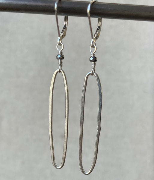 ve-stl-167 Sterling Silver Foundation Earrings