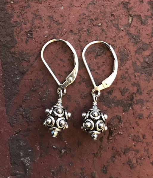 ve-stl-153 Turkish Sterling Silver Earrings