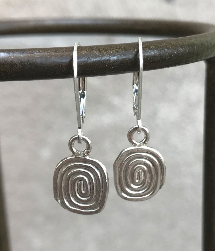 Sterling Coil Earrings