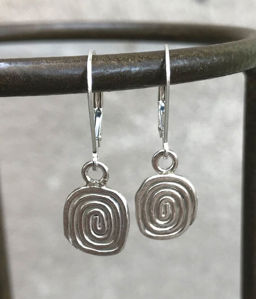 vb-stl-83 Sterling Coil Earrings