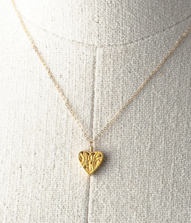 Ginny (vermeil heart)