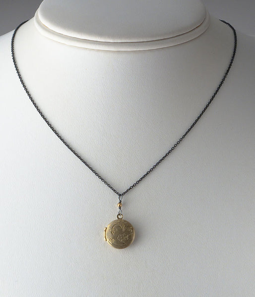 Tiny Round Locket