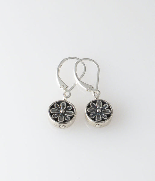 Balinese Sterling Daisy Earrings