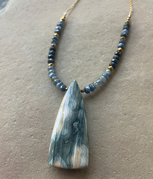 Ocean Jasper Statement Necklace