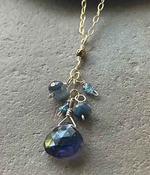 Cluster of Sky Necklace