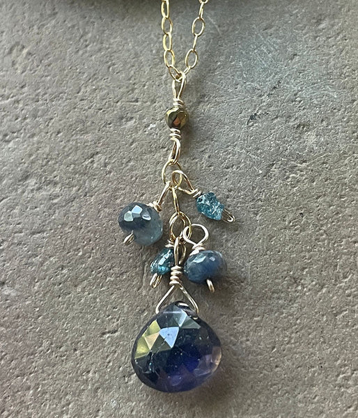 Cluster of Sky Necklace