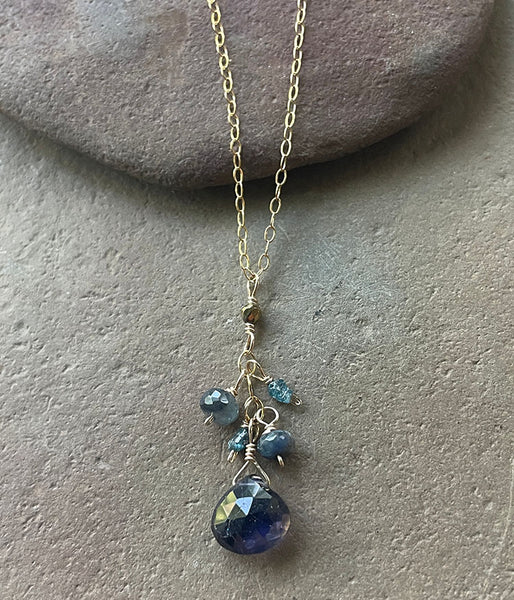 Cluster of Sky Necklace