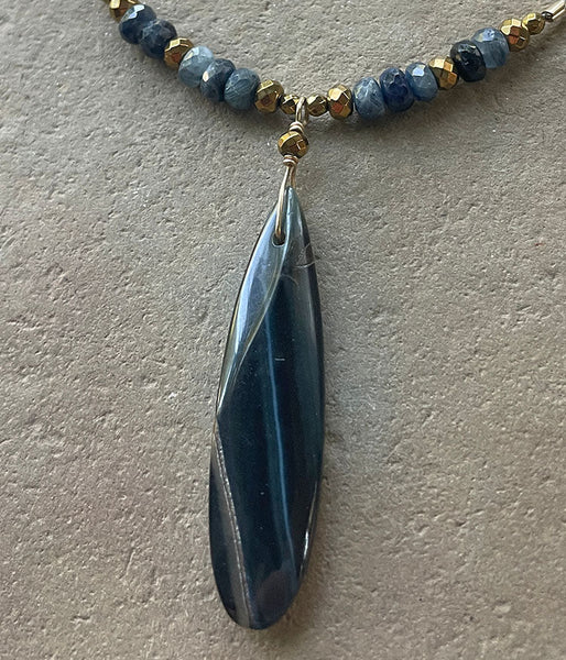 Blue Tiger's Eye Necklace