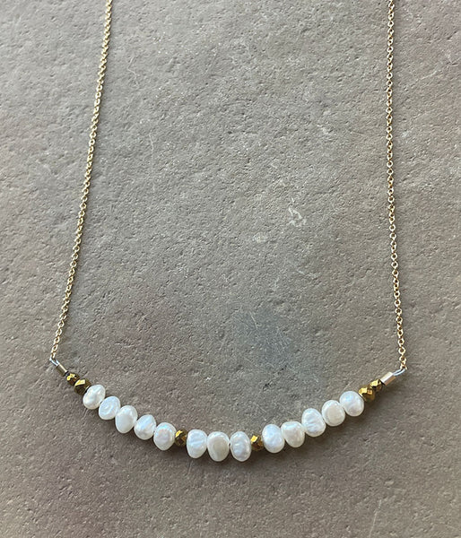 Pearl Bar Necklace
