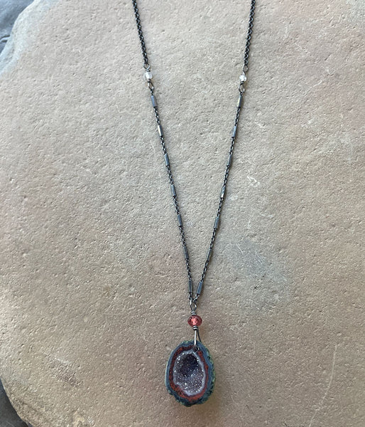Mini Geode Necklace