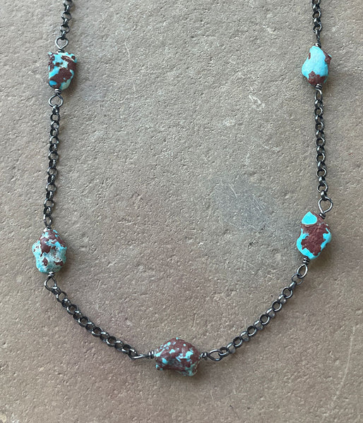 Turquoise Nugget Necklace