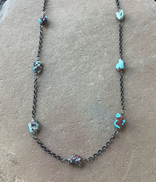 Turquoise Nugget Necklace