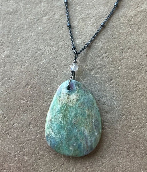 Textured Impressionist Necklace