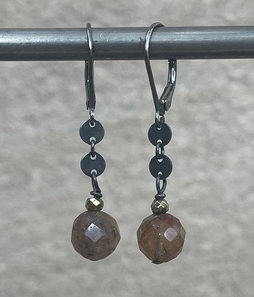 Quartz Reflective  Earrings