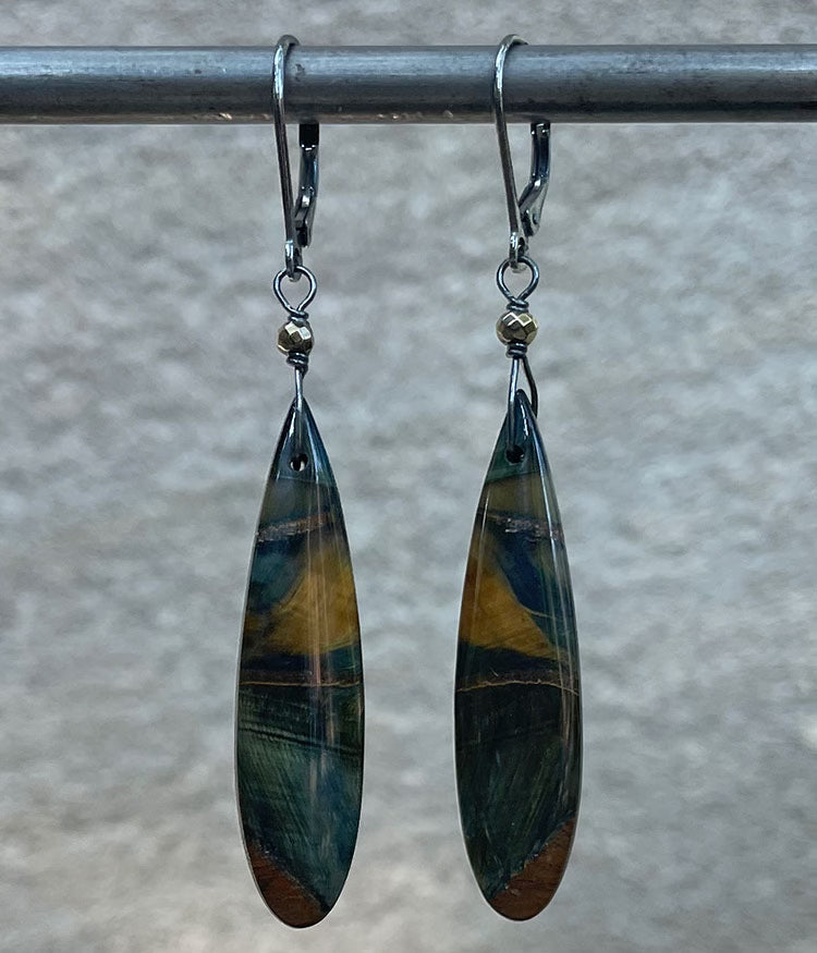 Patchwork Earth Earrings