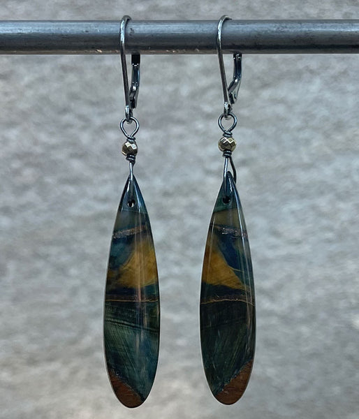 Patchwork Earth Earrings