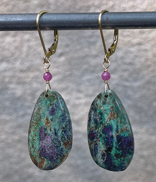 Fuchsite Earrings
