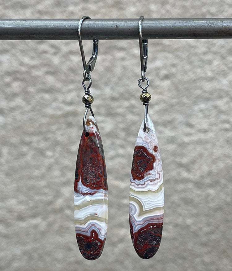 Flowing Agate Earrings