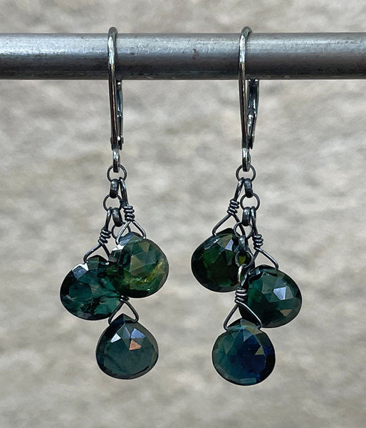 Tourmaline Cluster Earrings