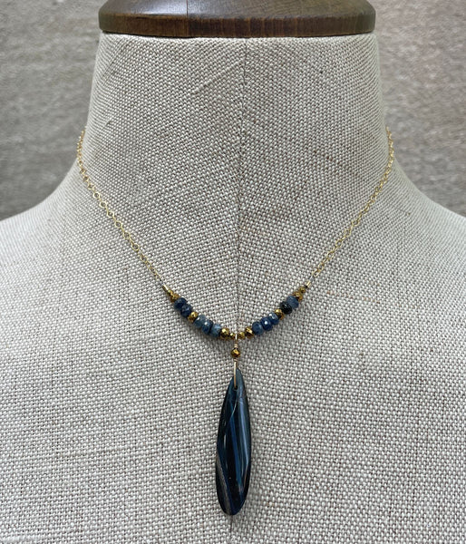 Blue Tiger's Eye Necklace