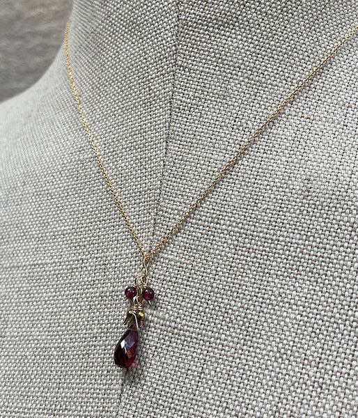 Sparkle Cluster Necklace