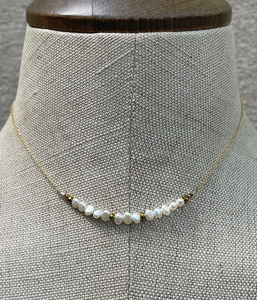 Pearl Bar Necklace
