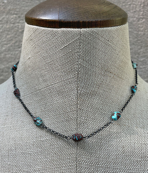 Turquoise Nugget Necklace