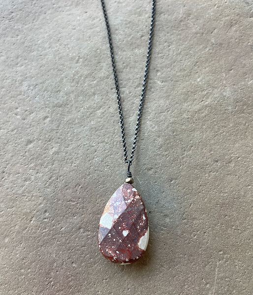 Speckled Agate Necklace