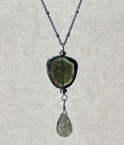 Tourmaline Drop Necklace